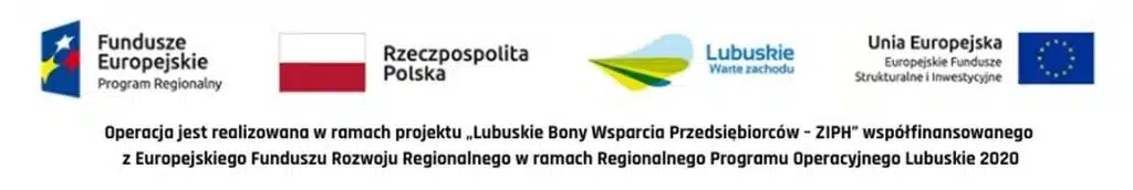 Logotypy instytucji wspierających projekt Luzbuskie 2020.
