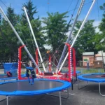 Czterostanowiskowe Eurobungee Megaland